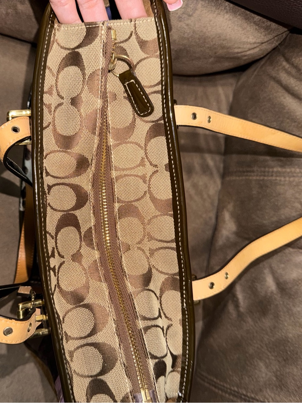 Y2K Coach patchwork tote - Picture 8 of 8